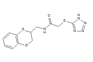 N-(2,3-dihydro-1,4-benzodioxin-3-ylmethyl)-2-(1H-tetrazol-5-ylthio)acetamide