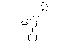 1-[5-(2-furyl)-3-phenyl-2-pyrazolin-1-yl]-2-piperazino-ethanone