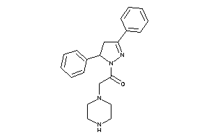 1-(3,5-diphenyl-2-pyrazolin-1-yl)-2-piperazino-ethanone