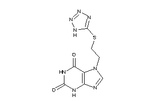 7-[2-(1H-tetrazol-5-ylthio)ethyl]xanthine