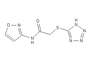 N-isoxazol-3-yl-2-(1H-tetrazol-5-ylthio)acetamide