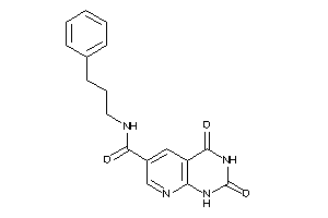 2,4-diketo-N-(3-phenylpropyl)-1H-pyrido[2,3-d]pyrimidine-6-carboxamide