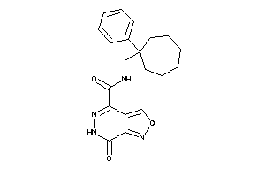 7-keto-N-[(1-phenylcycloheptyl)methyl]-6H-isoxazolo[3,4-d]pyridazine-4-carboxamide