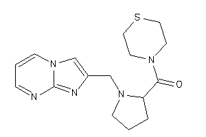 [1-(imidazo[1,2-a]pyrimidin-2-ylmethyl)pyrrolidin-2-yl]-thiomorpholino-methanone