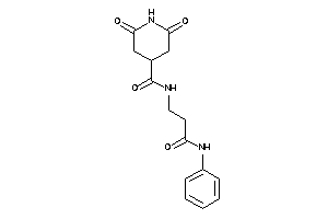 N-(3-anilino-3-keto-propyl)-2,6-diketo-isonipecotamide