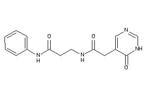 3-[[2-(6-keto-1H-pyrimidin-5-yl)acetyl]amino]-N-phenyl-propionamide