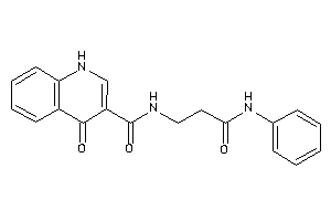 N-(3-anilino-3-keto-propyl)-4-keto-1H-quinoline-3-carboxamide