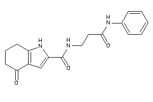 N-(3-anilino-3-keto-propyl)-4-keto-1,5,6,7-tetrahydroindole-2-carboxamide