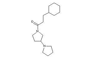 3-cyclohexyl-1-(3-pyrrolidinopyrrolidino)propan-1-one