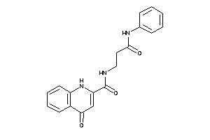 N-(3-anilino-3-keto-propyl)-4-keto-1H-quinoline-2-carboxamide