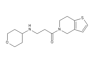 1-(6,7-dihydro-4H-thieno[3,2-c]pyridin-5-yl)-3-(tetrahydropyran-4-ylamino)propan-1-one