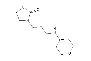 Image of 3-[3-(tetrahydropyran-4-ylamino)propyl]oxazolidin-2-one