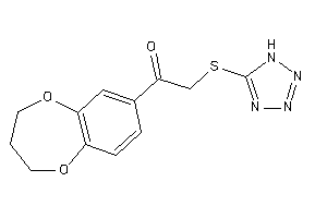 1-(3,4-dihydro-2H-1,5-benzodioxepin-7-yl)-2-(1H-tetrazol-5-ylthio)ethanone