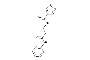 N-(3-anilino-3-keto-propyl)isothiazole-4-carboxamide