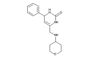 4-phenyl-6-[(tetrahydropyran-4-ylamino)methyl]-3,4-dihydro-1H-pyrimidin-2-one
