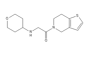 1-(6,7-dihydro-4H-thieno[3,2-c]pyridin-5-yl)-2-(tetrahydropyran-4-ylamino)ethanone