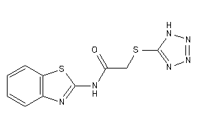 N-(1,3-benzothiazol-2-yl)-2-(1H-tetrazol-5-ylthio)acetamide