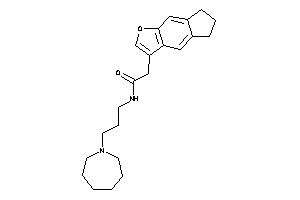 N-[3-(azepan-1-yl)propyl]-2-(6,7-dihydro-5H-cyclopenta[f]benzofuran-3-yl)acetamide