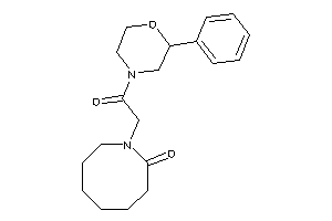 1-[2-keto-2-(2-phenylmorpholino)ethyl]azocan-2-one