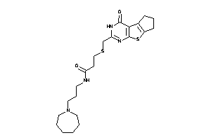 N-[3-(azepan-1-yl)propyl]-3-[(ketoBLAHyl)methylthio]propionamide