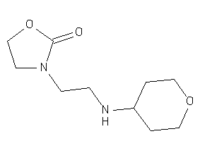 3-[2-(tetrahydropyran-4-ylamino)ethyl]oxazolidin-2-one