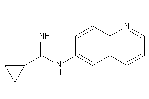 N-(6-quinolyl)cyclopropanecarboxamidine