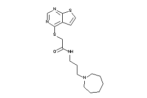 N-[3-(azepan-1-yl)propyl]-2-(thieno[2,3-d]pyrimidin-4-ylthio)acetamide