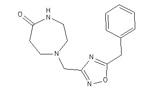 1-[(5-benzyl-1,2,4-oxadiazol-3-yl)methyl]-1,4-diazepan-5-one