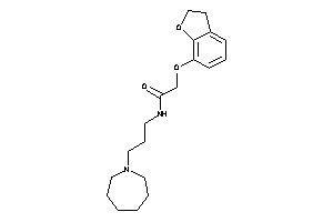 N-[3-(azepan-1-yl)propyl]-2-coumaran-7-yloxy-acetamide