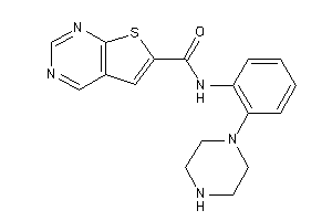 N-(2-piperazinophenyl)thieno[2,3-d]pyrimidine-6-carboxamide