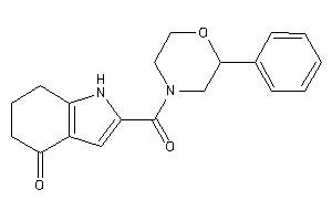 2-(2-phenylmorpholine-4-carbonyl)-1,5,6,7-tetrahydroindol-4-one