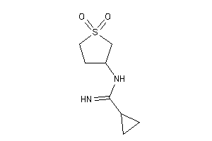 Image of N-(1,1-diketothiolan-3-yl)cyclopropanecarboxamidine