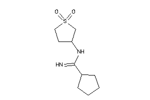 Image of N-(1,1-diketothiolan-3-yl)cyclopentanecarboxamidine
