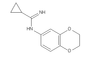 N-(2,3-dihydro-1,4-benzodioxin-6-yl)cyclopropanecarboxamidine