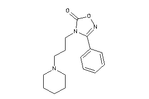 3-phenyl-4-(3-piperidinopropyl)-1,2,4-oxadiazol-5-one