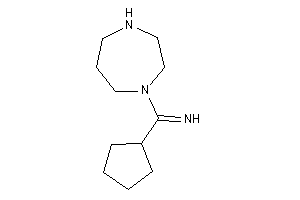 [cyclopentyl(1,4-diazepan-1-yl)methylene]amine