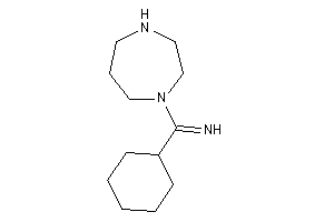 [cyclohexyl(1,4-diazepan-1-yl)methylene]amine