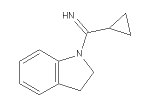[cyclopropyl(indolin-1-yl)methylene]amine