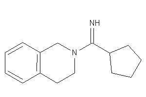 [cyclopentyl(3,4-dihydro-1H-isoquinolin-2-yl)methylene]amine