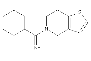 [cyclohexyl(6,7-dihydro-4H-thieno[3,2-c]pyridin-5-yl)methylene]amine