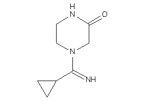 Image of 4-(cyclopropanecarboximidoyl)piperazin-2-one