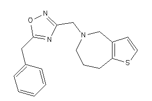 5-benzyl-3-(4,6,7,8-tetrahydrothieno[3,2-c]azepin-5-ylmethyl)-1,2,4-oxadiazole