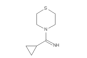 [cyclopropyl(thiomorpholino)methylene]amine