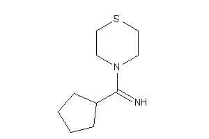 [cyclopentyl(thiomorpholino)methylene]amine