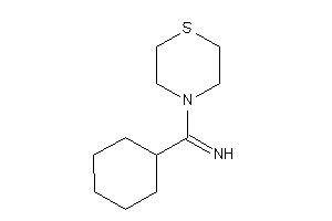 [cyclohexyl(thiomorpholino)methylene]amine