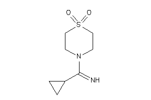 [cyclopropyl-(1,1-diketo-1,4-thiazinan-4-yl)methylene]amine