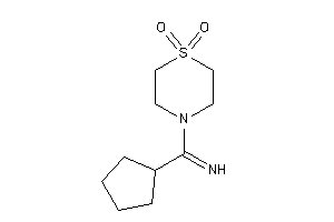 [cyclopentyl-(1,1-diketo-1,4-thiazinan-4-yl)methylene]amine