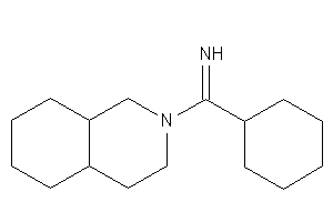 [3,4,4a,5,6,7,8,8a-octahydro-1H-isoquinolin-2-yl(cyclohexyl)methylene]amine