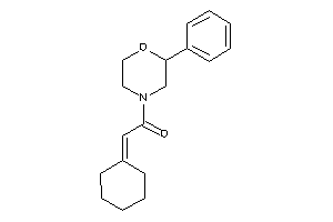 2-cyclohexylidene-1-(2-phenylmorpholino)ethanone