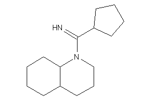 [3,4,4a,5,6,7,8,8a-octahydro-2H-quinolin-1-yl(cyclopentyl)methylene]amine